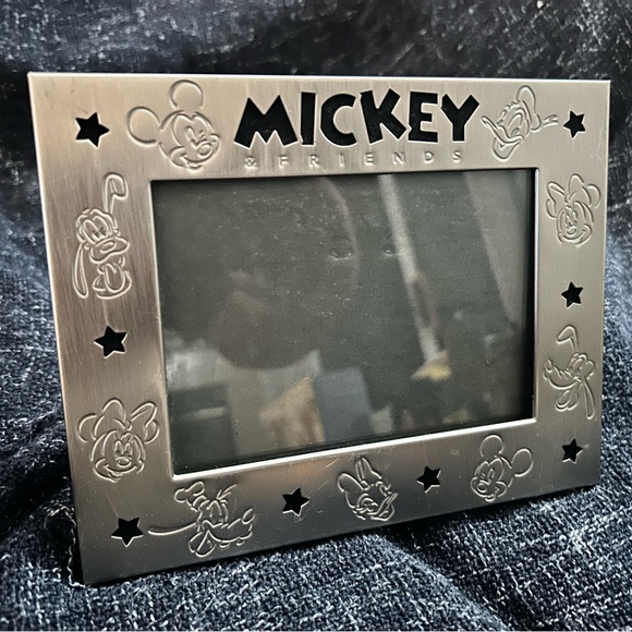 Disneyland Japan Other - Disney Parks Mickey and Friends Pewter Picture Photo Frame 3.25” x 4.75” (photo)